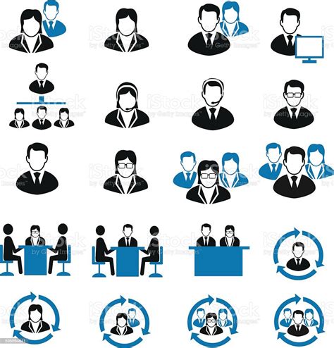 Business People Icons Stock Illustration Download Image Now Istock
