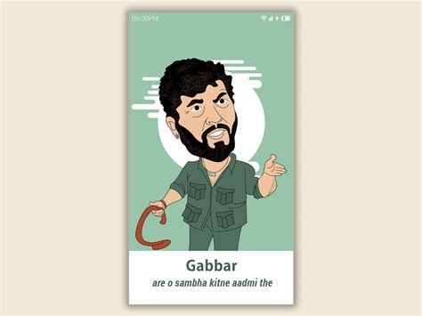 Gabbar By Manish Prajapati On Dribbble