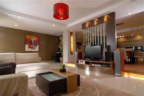 Interior design of a minimalist home living room. Minimalist living room design ideas - Interior design