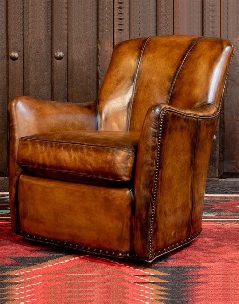 Laura ashley burlington leather armchair distressed leather. Crockett Swivel Chair in 2020 | Swivel chair, Leather ...