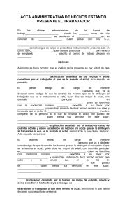 formato de acta de hechos