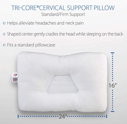 Tri Core Cervical Support Pillow A Thrifty Mom
