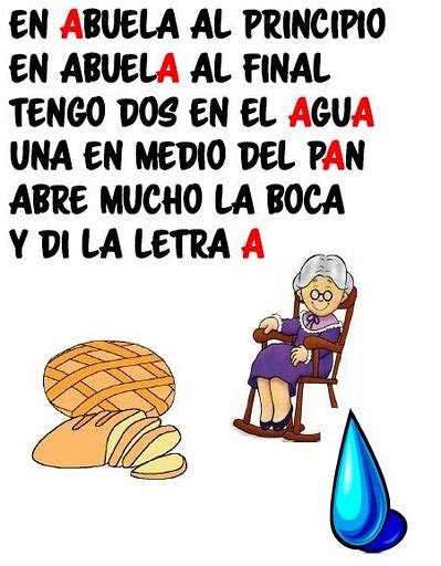 JUGANDO Y APRENDIENDO CON LAS VOCALES: ADIVINANZA CON LA ...
