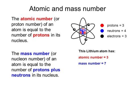 Since isotopes have a different number of neutrons, their mass numbers and atomic masses differ from those listed in the periodic table. 38 ATOMIC MASS IS EQUAL TO THE NUMBER OF - * Periodic Table
