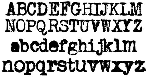 Old Typewriter Font By M Dfonts Fontriver