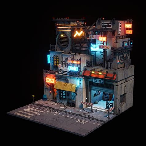 Artstation Cyberpunk House