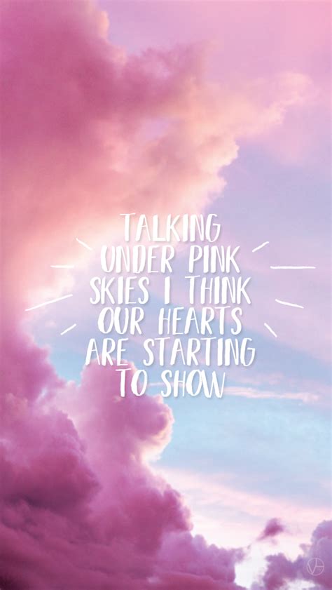 Pink Skies Lany Pink Sky Lany Lyrics Aesthetic Captions