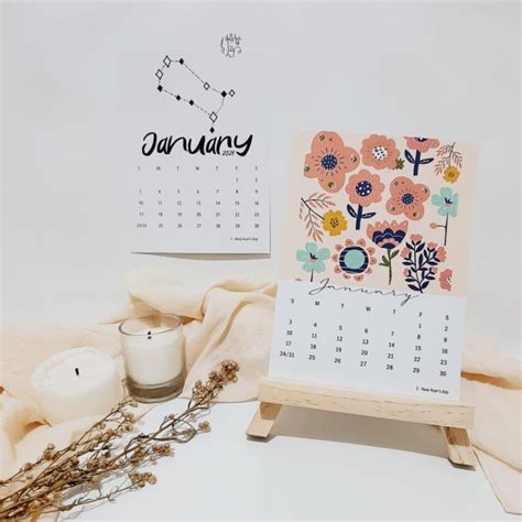 I hope you like this week's tutorial. Kalender Aesthetic 2021 size A5 | Shopee Indonesia