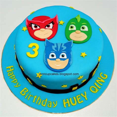 Airs on @disneyjunior @disneyjunioruk and @tinypoptv. Jenn Cupcakes & Muffins: PJ Mask Cake