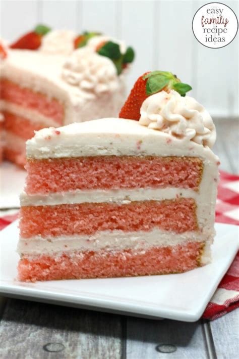 They come out strikingly delectable. Strawberry Cake - The Best Moist Strawberry Cake Recipe ...