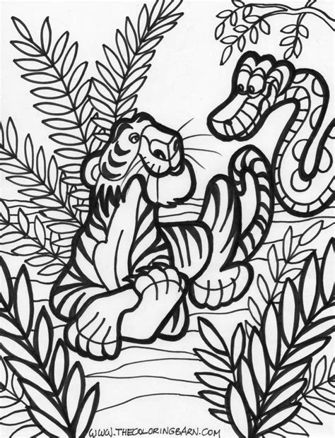 Jungle Coloring Page 9 Coloring Home