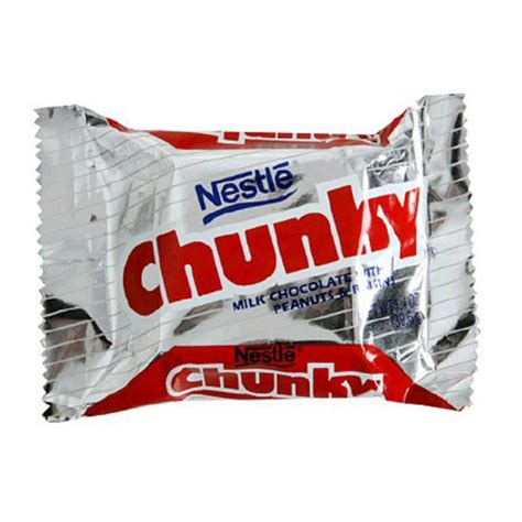 Nestle Chunky 104 Oz Milk Chocolate Peanut And Raisin Candy Bar By