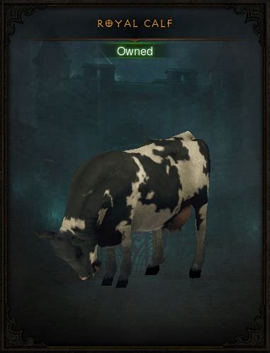 Was trying to get liv moore but i cant find that npc in the weeping hollow. Royal Calf | Diablo Wiki | FANDOM powered by Wikia