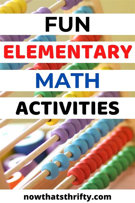 Hands On Math Activities To Do At Home Now That S Thrifty