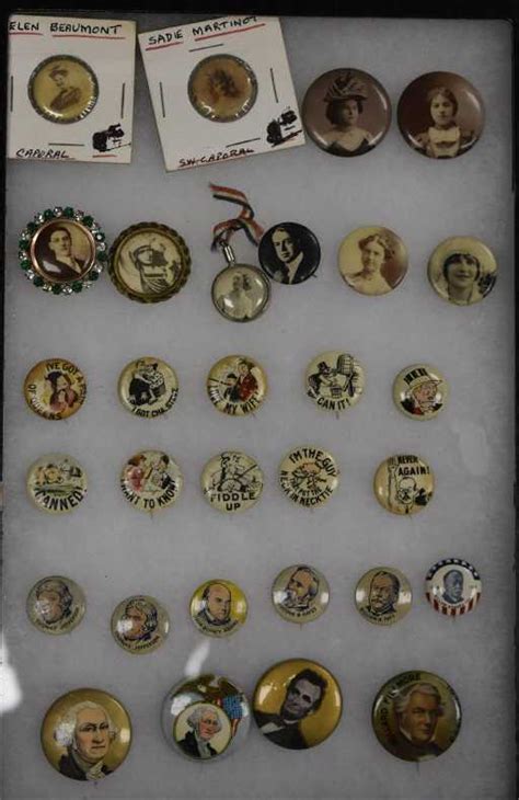 Collection Of Vintage Pin Backs