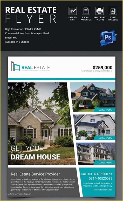 Free Real Estate Brochure Templates Of Real Estate Flyer Template 37