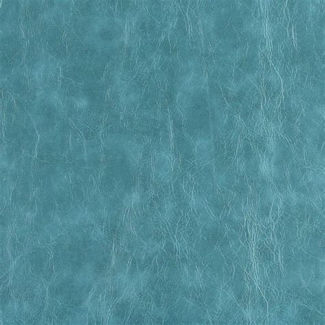 Turquoise Aqua Distressed Leather Hide Look Soft Vinyl Upholstery