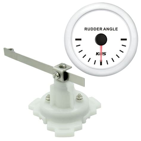 Kus Marine Rudder Angle Indicator Gauge 1224v With Rudder Sensor 0