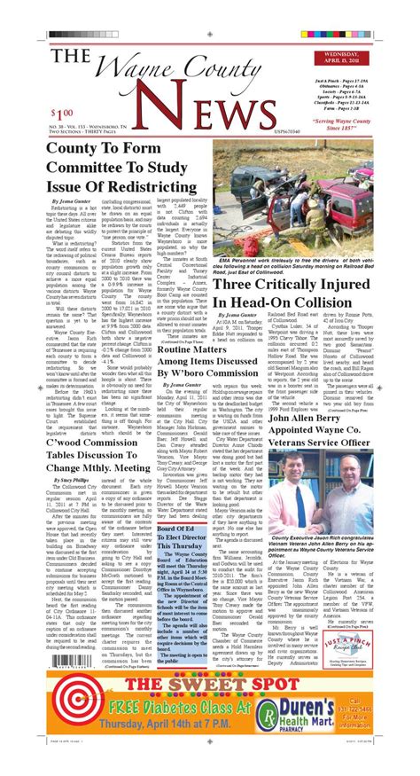 Wayne County News 04-13-11 by Chester County Independent - Issuu