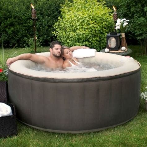 Soft Sided Portable Hot Tub Portable Hot Tub Inflatable Hot Tubs Hot Tub Garden
