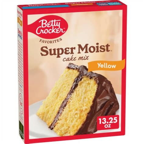 Betty Crocker Super Moist Yellow Cake Mix 1 Ct 13 25 Oz Food 4 Less