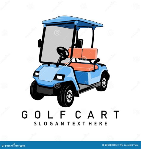 Logotipo Do Carrinho De Golfe Ilustração do Vetor Ilustração de esporte pouco