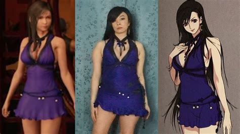 How To Make Diy Mature Tifa Lockhart Blue Dress From Final Fantasy Vii