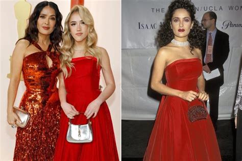 Salma Hayeks Daughter Valentina Pinault Wears Moms Dress From 1997 To The 2023 Oscars