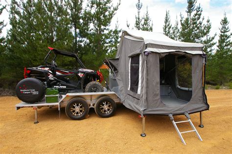 Renovated toyhauler with a rustic and earthy interior. Hard Floor Toy Hauler camper trailer toyhauleraustralia, toyhaulersydney, toyhaulermelbourne ...