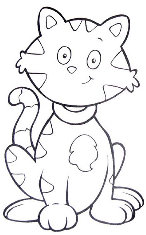 Their stripes have an even distribution of pigment, while the background is made up of banded hairs. Striped Cat Pages Coloring Pages