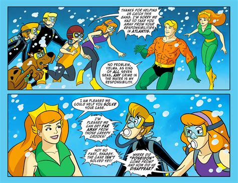 Extraordinary World Of Animeunderwater Scooby Doo Team