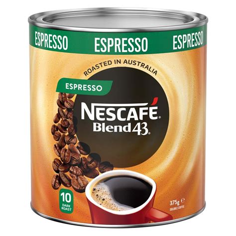 Nescafe Blend Espresso Instant Coffee G Tin Winc