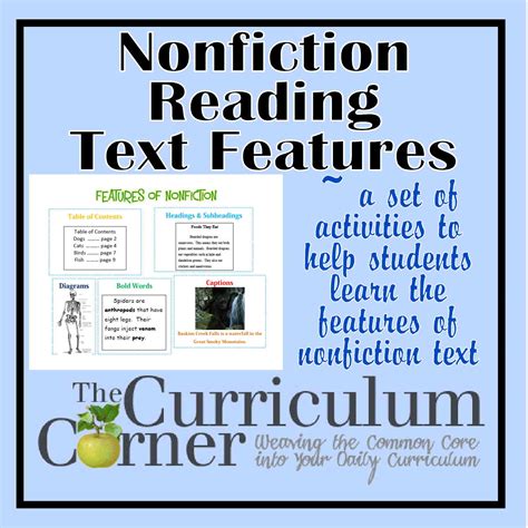 Nonfiction Text Features Lessons