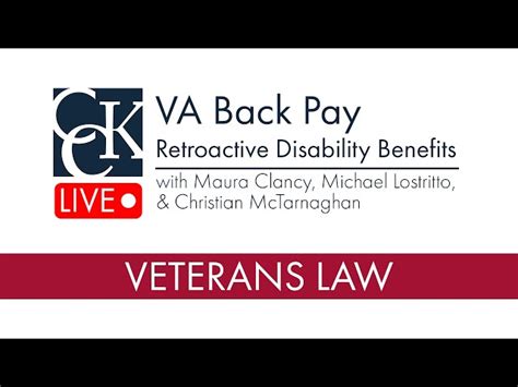 2024 Va Disability Back Pay Calculator Cck Law