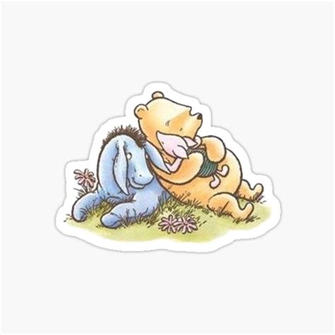 Crafts Vintage 80s Stickers Disney Adorable!! Classic Winnie the Pooh