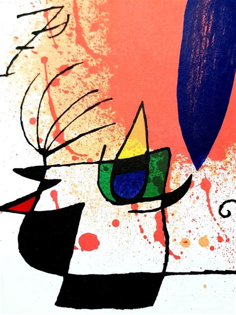 Joan Miró Joan Miro Original Abstract Lithograph For Sale At 1stdibs