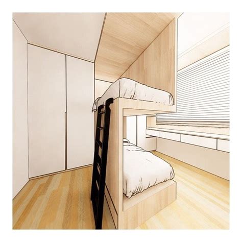 Interior Design 室内设计 On Instagram “s Shape Bunk Bed For Two 😎 So To Create Some Privacy For