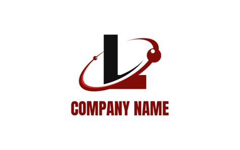 Swoosh Incorporated With Letter L Logo Template By