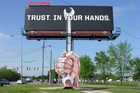 Craftsman Billboard Trust In Your Hands Billboard Design