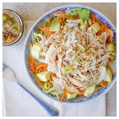 Top with chow mein noodles and serve. Healthy Kardashian Chinese Chicken Salad | Jessica Sepel ...