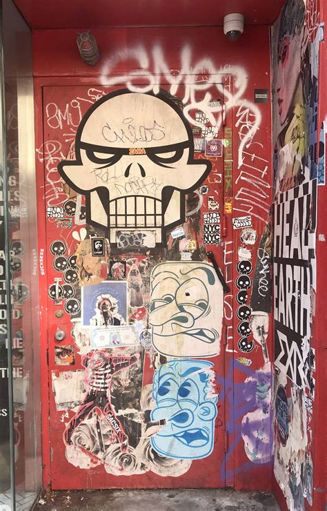 A Brief Collection Of Nyc Doors Graffiti