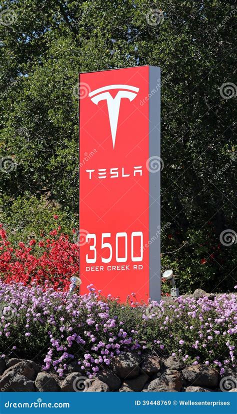 Tesla Motors World Headquarters Editorial Stock Image Image 39448769