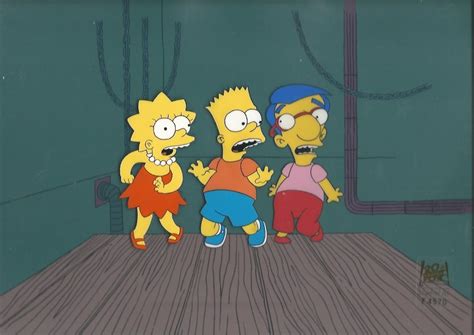 Bart Simpson Lisa Simpson And Milhouse F4570