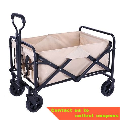 Outdoor Camper Trolley Timeout Shopping Cart Folding Trolley Trolley