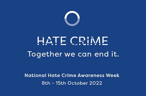 National Hate Crime Awareness Week 2022 Onward