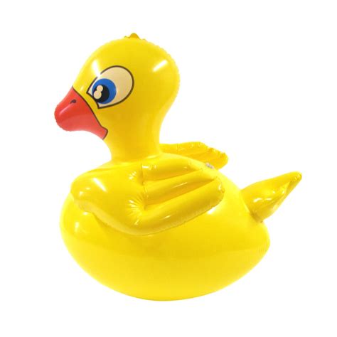 19 Inflatable Rubber Ducky Swim Pool Water Float Blow Up Toy Duck Par Treasuregurus