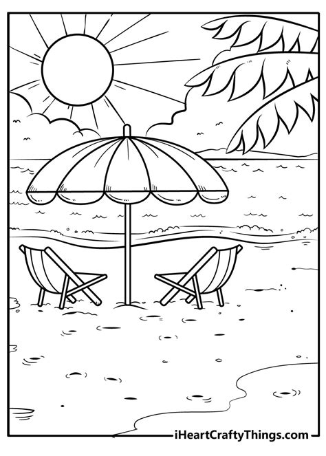 Beach Coloring Pages Free Printable Coloring Pages Coloring Home Hot