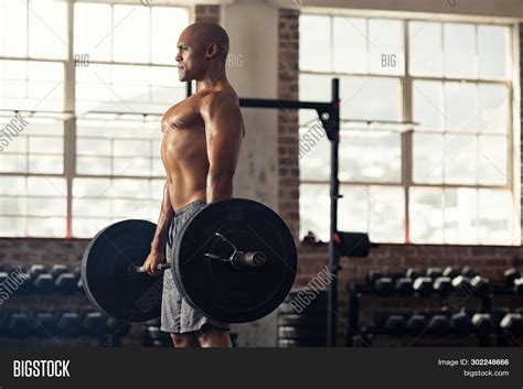 Muscular Bald Man Image And Photo Free Trial Bigstock