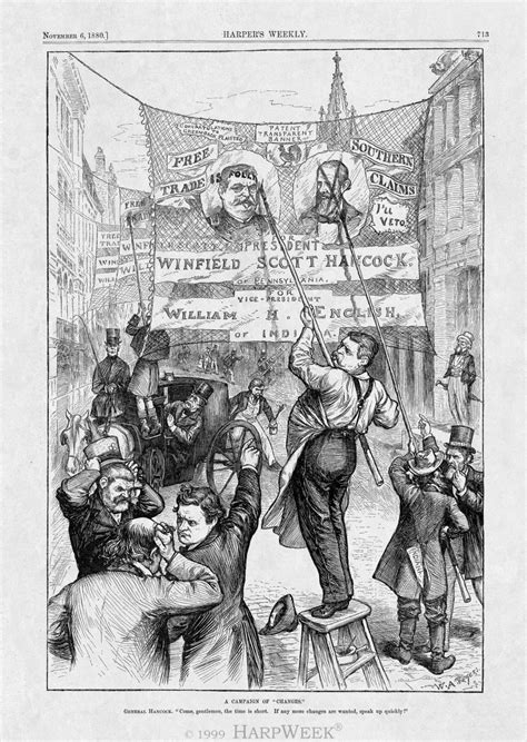 Harpweek Elections 1880 Large Cartoons