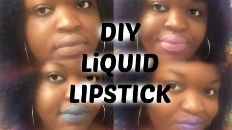 Diy Liquid Lipstick Youtube